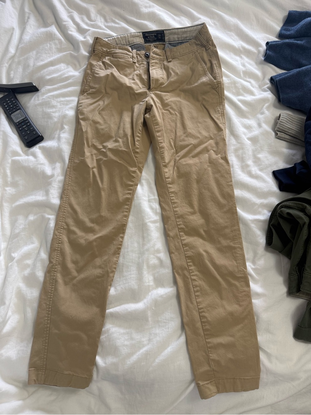 Abercrombie & Fitch Tan Chino Pants